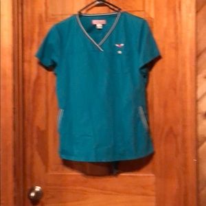 Koi 2 piece scrub set turquoise .